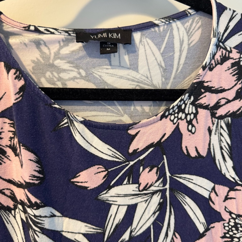 Yumi Kim Free Fall Livi Shift Dress Blue Floral - Picture 3 of 7